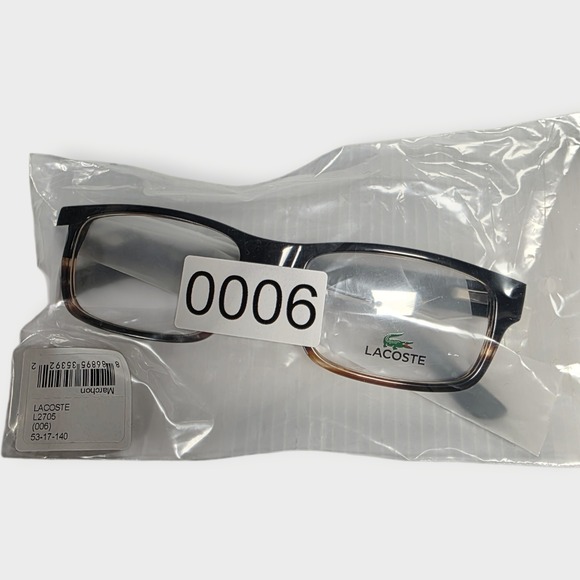 Lacoste L2705 006 Black Gradient Eyeglass Frames 53-17-140 NWT - Picture 3 of 3